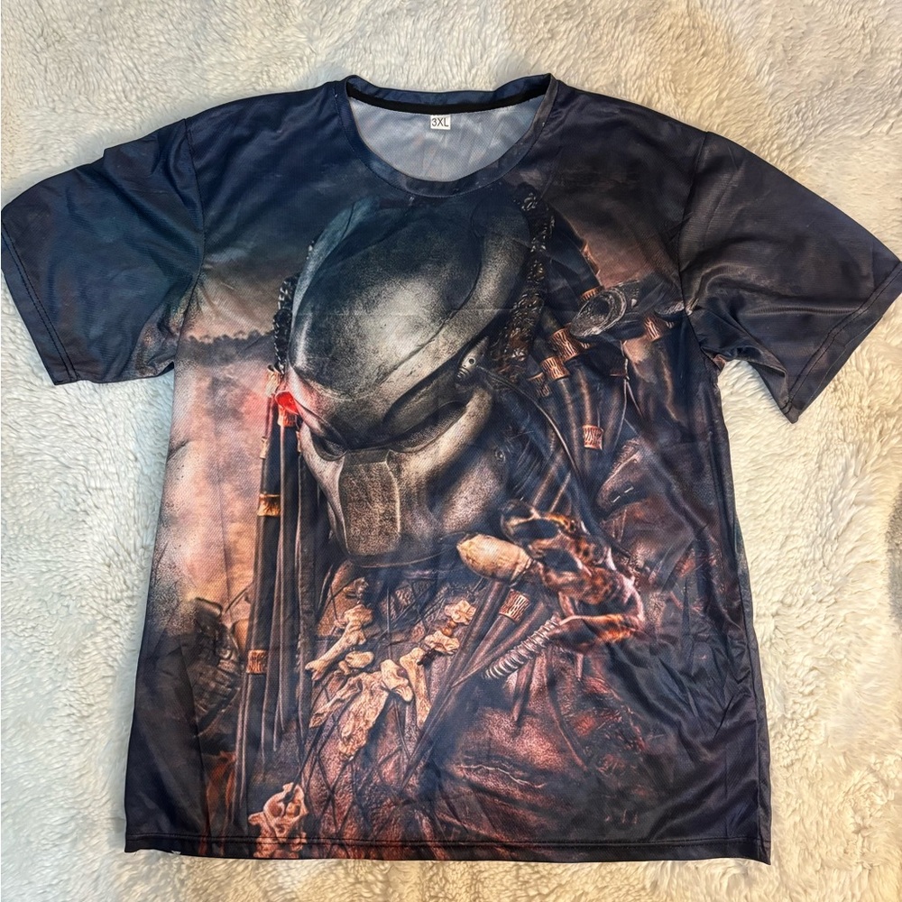 Predator with bio on all-over Graphic Tee